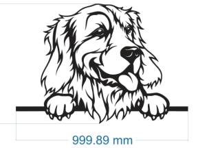 Model cnc cắt hình chú chó dễ thương