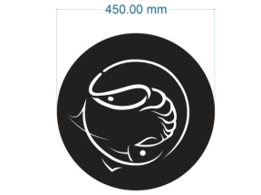 Model cnc cắt logo tôm và cá