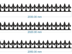 Model cnc chông cổng và hàng rào