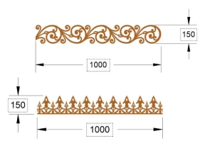 Model cnc chông và diềm mới