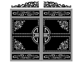 Model cnc cổng 2 cánh đẹp nhất năm