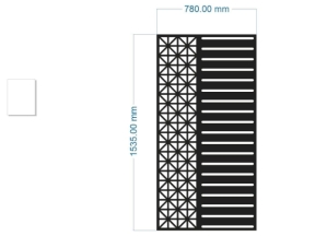 Model cnc cổng 2 cánh đơn giản nhất tháng 4