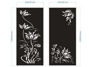 Model cnc cổng 2 cánh hoa mới nhất