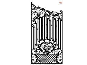 Model cnc cổng 2 cánh mới nhất dxf