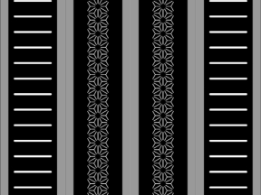 Model cnc cổng 4 cánh hoa văn 6 cánh kết hợp kẻ ngang