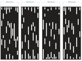 Model cnc cổng 4 cánh kẻ sọc to