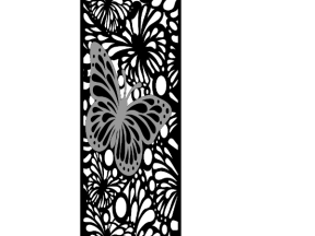 Model cnc cổng bướm 2 cánh