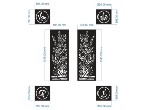 Model cnc cổng vạn sự như ý trúc