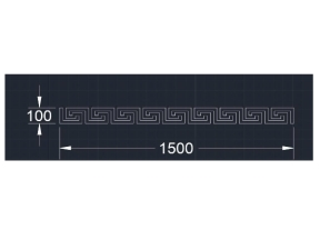 Model cnc diềm mái kính đẹp cad dxf