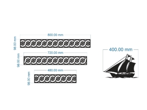 Model cnc diềm mái và thuyền