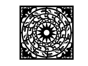 Model cnc giếng trời con dơi