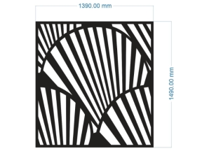 Model cnc giếng trời hình vỏ sò cnc