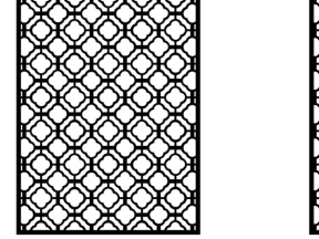 Model cnc giếng trời hoa