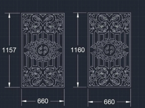 Model cnc hàng rào đẹp