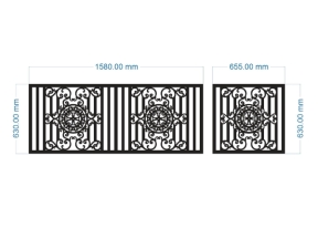 Model cnc hàng rào mới nhất năm