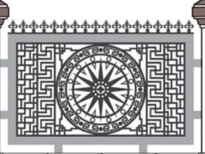 Model cnc hàng rào trống đồng dương