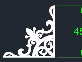 Model cnc hoa góc dxf