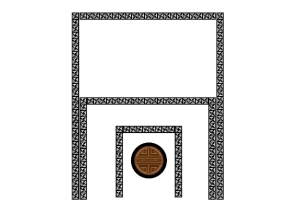 Model cnc hoa văn chữ vạn bàn thờ