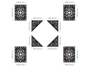 Model cnc hoa văn cổng đẹp nhất dxf