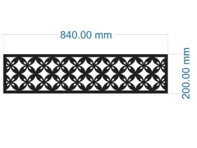 Model cnc hoa văn cổng đồng tiền dxf
