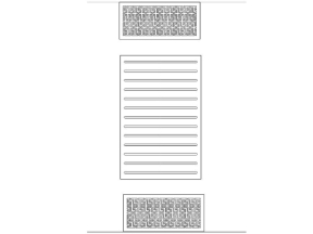 Model cnc hoa văn cổng gấm