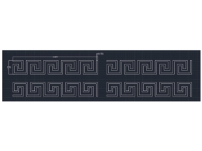 Model cnc hoa văn diềm cổng mới