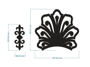 Model cnc hoa văn lan can dxf