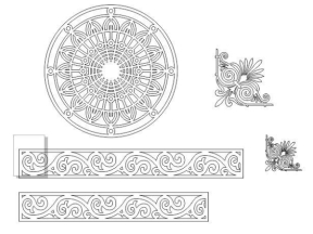 Model cnc hoa văn mái kính mới