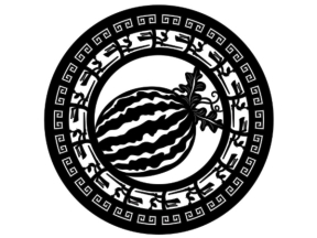 Model cnc hoa văn tròn quả dưa hấu