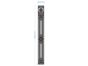 Model cnc hoa văn trụ cổng cực đẹp