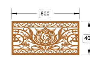 Model cnc lan can chữ lộc mới dxf