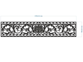 Model cnc lan can phù điêu giữa