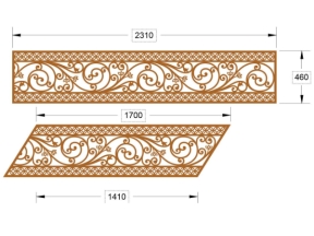Model cnc lan can viền đồng tiền