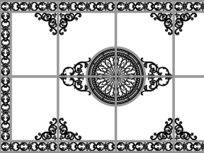 Model cnc mái kính hoa văn đẹp nhất