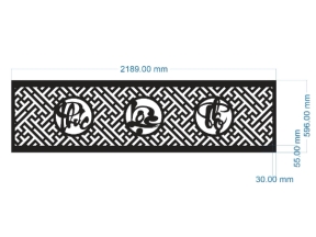 Model cnc phúc lộc thọ kết hợp chữ vạn