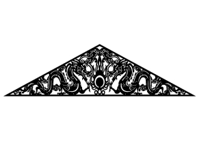 Model cnc rồng chầu tam giác