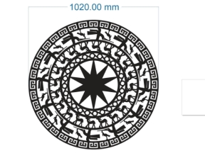 Model cnc trống đồng đẹp dxf