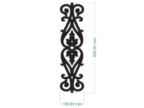 Model cnc trụ cổng dxf