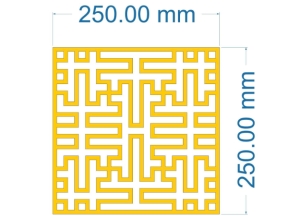 Model cnc vách chữ vạn