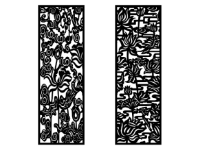 Model cnc vách cổng hoa sen mới