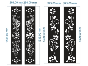 Model cnc vách cổng phúc lộc hoa