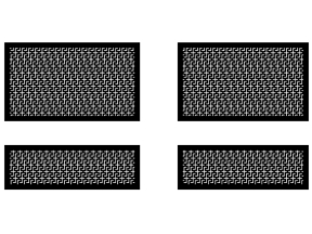 Model cnc vách đơn giản