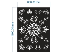Model cnc vách hoa đẹp