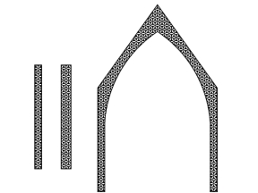 Model cnc vách hoa nhà thờ