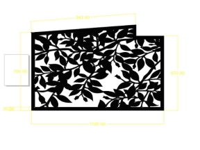 Model cnc vách lá cây mới nhất