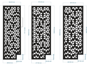 Model cnc vách mới nhất dxf