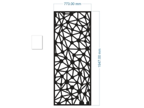 Model cnc vách ngăn dxf
