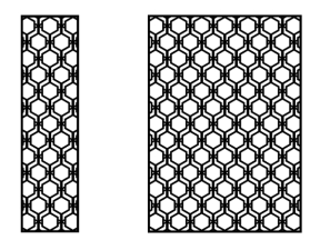 Model cnc vách ngăn tổ ong