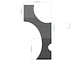 Model cnc vách nhà dxf