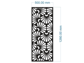 Model cnc vách quạt đẹp